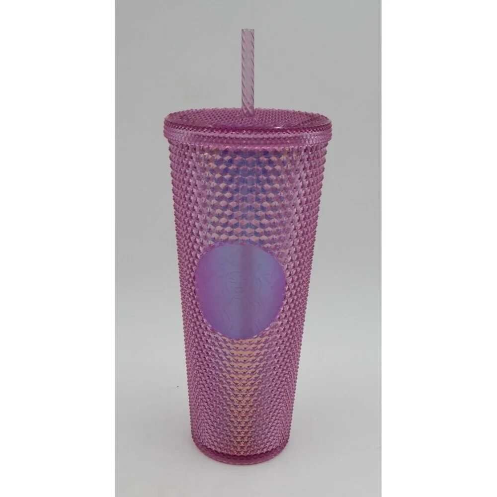Starbucks 2021 Walt Disney World 50th Anniversary Studded Pink 24oz Tumbler Cup